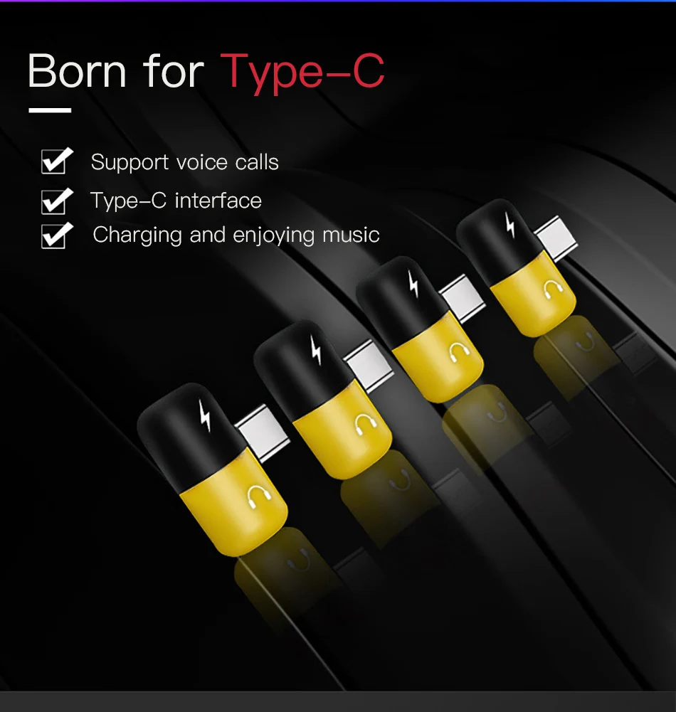 !ACCEZZ Pill Shape Adapter USB Type C For Huawei P20 Samsung S8 S9 Plus Note 8 3.5mm Jack Aux Adapter For HTC Oneplus 7 Pro Mi 9 (2)