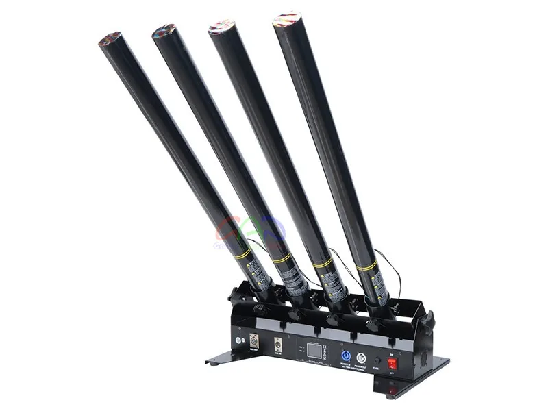 4 head confetti cannon Machine