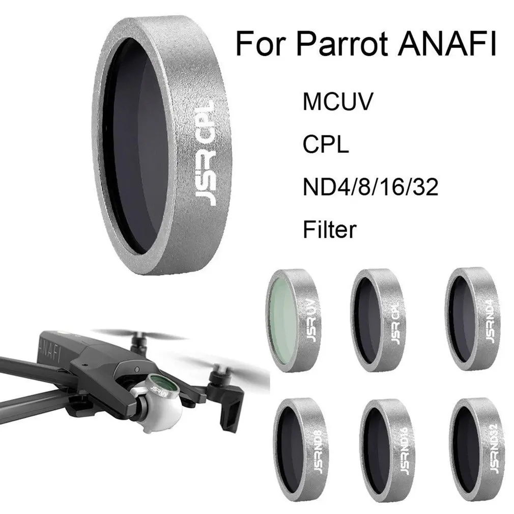 

6Pcs/Set Lens Filter Drone Gimbal Len Filter Professional Gimbal Len Filter For Parrot ANAFI EVA Drone Filters