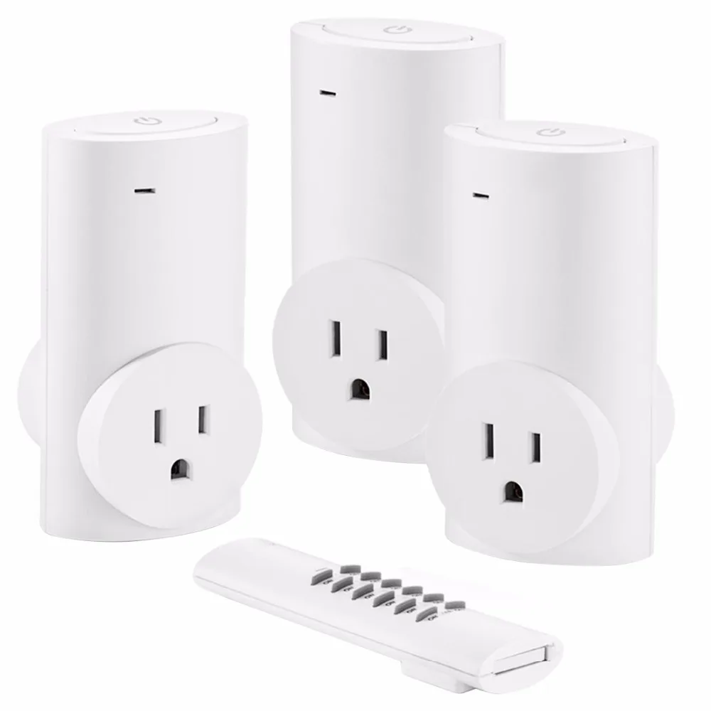 JNB RT 603O Single Remote Control Three Sockets Wireless Switch Socket