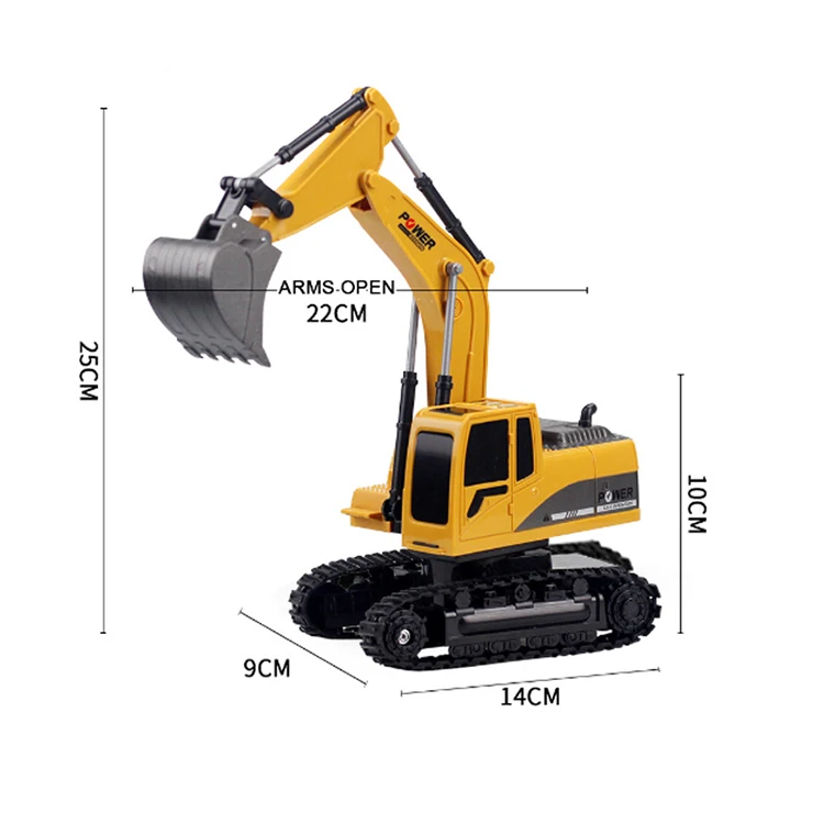 RC грузовик 6CH экскаватор Backhoes бульдозер экскаватор сплав дистанционного управления Инженерная модель автомобиля электронные игрушки для детей хобби