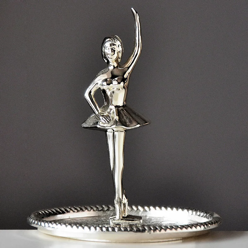 4 Cute Designs Pocket Jewelry Display Rack Creative European Ring Earring Bracelet Necklace Organizer Metal Polishing Curve Rack