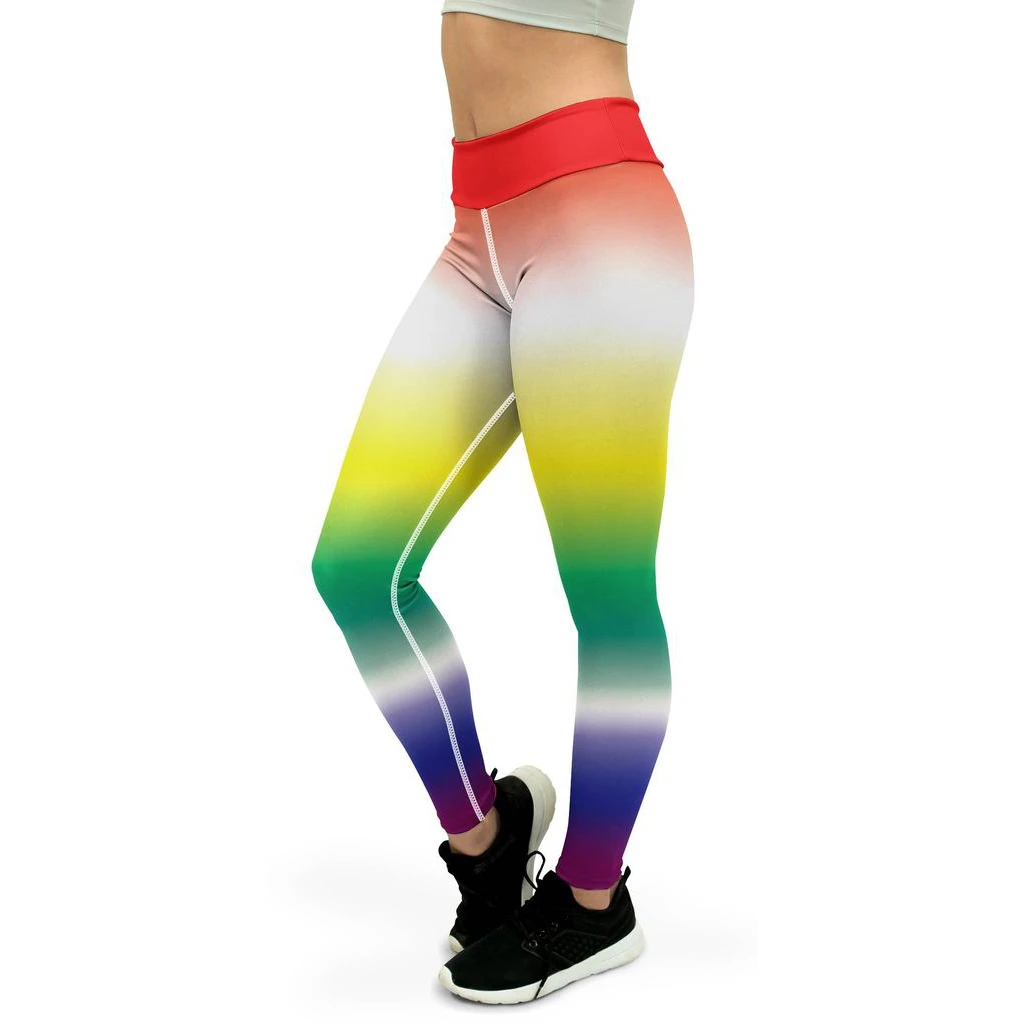 ombre running leggings