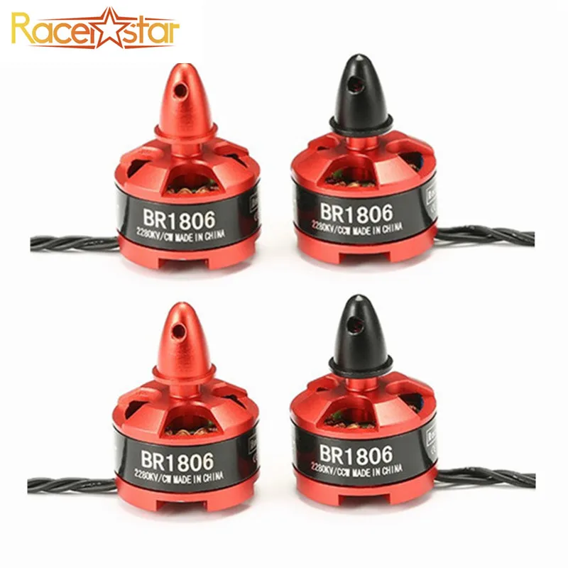 

Free Shipping Racerstar 1806 BR1806 2280KV 1-3S Brushless Motor CW CCW For QAV250 ZMR250 260 RC Racing Drones Quadcopter Frame