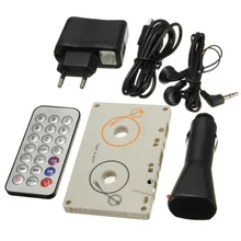 Nuevo Kit de adaptador de reproductor de cinta MP3 portátil vintage coche Cassette SD MMC con Control remoto estéreo Audio Cassette Player