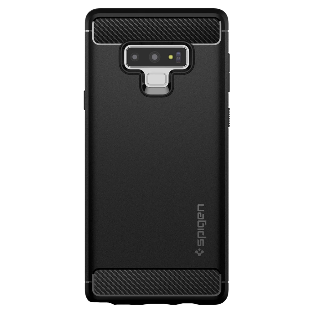 Прочный защитный матовый черный чехол SPIGEN для samsung Galaxy Note 9 - Цвет: Matte Black