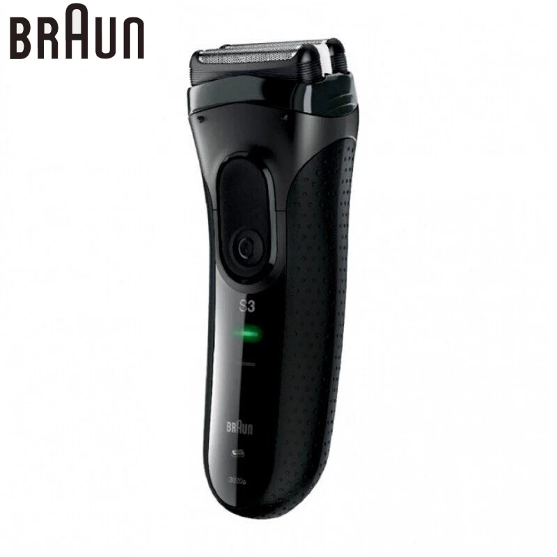 Электробритвы Braun Series 3 3020S S3, бритва, лезвия, бритва для бороды, бритвенный станок для мужчин, уход за лицом, триммер для длинных волос, 100-240 В