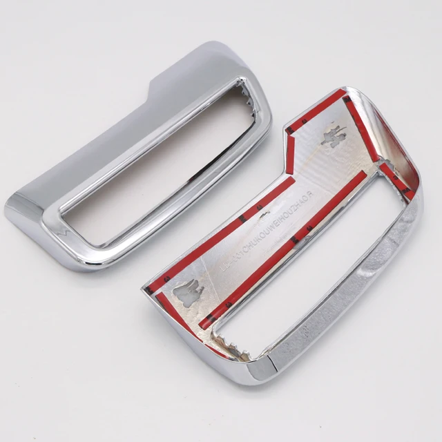 For Peugeot 3008 5008 2017 2018 Car Styling Exterior ABS Chrome Rear Exhaust Muffler End Pipe Sticker Cover 2pcs