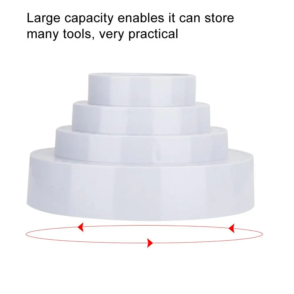 Профессиональный вращающийся круглый чехол для хранения сверл, шлифовальный инструмент, подставка-органайзер, инструмент для изготовления ювелирных украшений