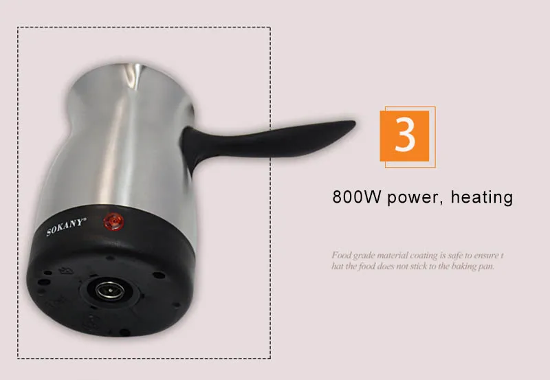 Kbxstart Нержавеющая сталь электрический чайник для кофе горшок Итальянский Эспрессо Кофе чайник ложки с длинной ручкой, Moka Чай станкостроитель 220 V