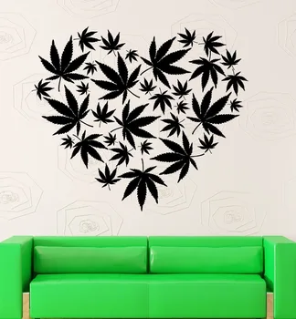 

Wall Stickers Vinyl Decal Hemp Hippie Rastafarian Reggae
