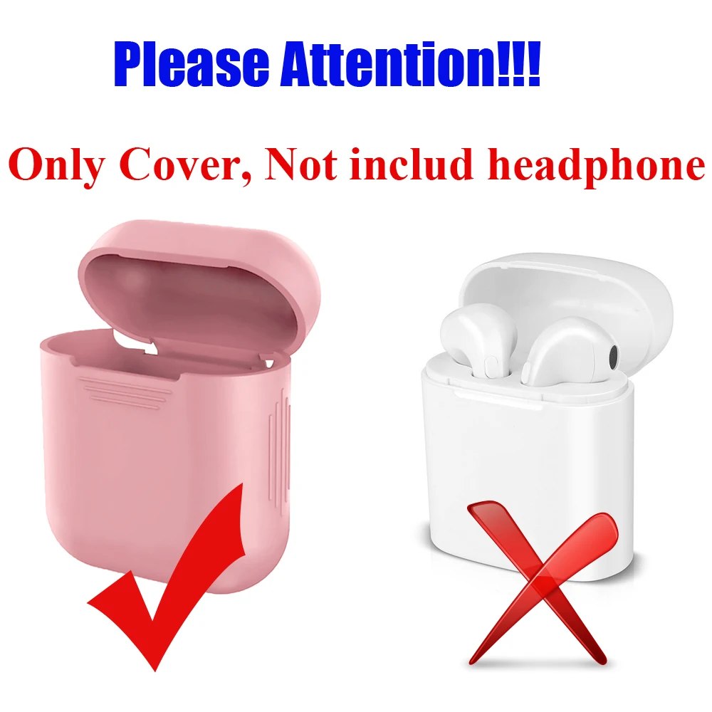 TPU Silicone Bluetooth Wireless Earphone Case For AirPods 1 Protective Cover Skin Accessories For Apple AirPods 2nd Charging Box