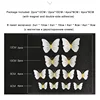 12 unids/set Ambilight 3D mariposa pegatinas de mariposas para pared decoración del hogar habitación decoración nevera imán de pared pegatinas para boda ► Foto 2/6
