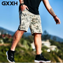 GXXH плюс размер 4XL 5XL 6XL мужские летние хлопковые шорты мужские камуфляжные повседневные модные шорты брендовая одежда Карманы Шорты мужские
