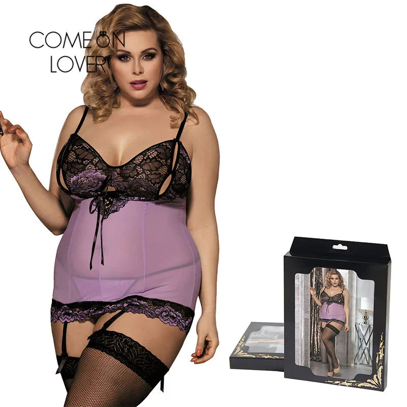 Пикантные костюмы Comeonlover нижнее белье одежда для сна кружевное с чашкой Peek A Boo