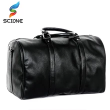 Горячая Распродажа; большие Ёмкость мужские классические мягкие кожаные, для спортзала сумка Одежда высшего качества PU Для мужчин сумки для путешествий на открытом воздухе с Фитнес сумка