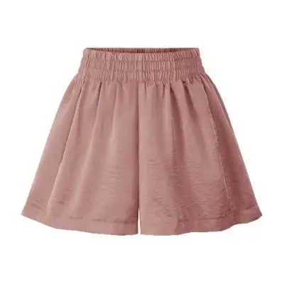 Шорты женские повседневные свободные плюс размер Эластичная летняя с высокой талией Короткие штаны-шаровары Feminino 5xl 6xl - Цвет: pink  8004