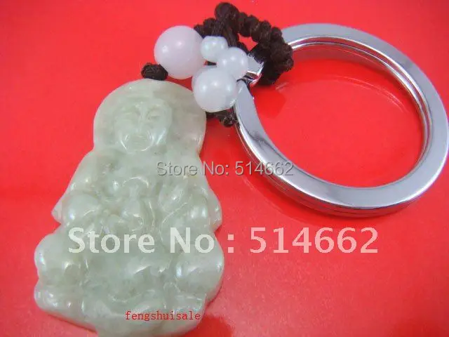 

Feng Shui Jade Kuan Yin Keychain for Health,Protection
