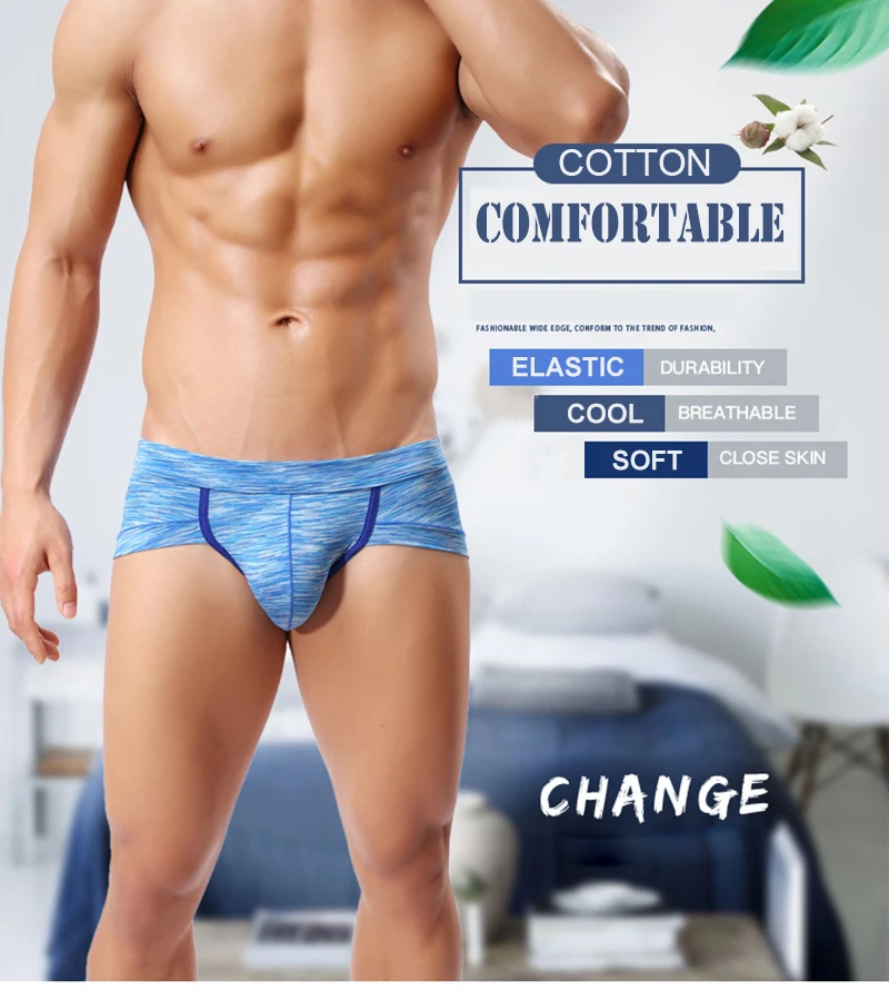 Colorful Sexy Underwear Men Calvn Boxer Cotton Breathable Homme Panties Brave Person Sheer Boxer Shorts Pink Undepant Men Trunks01