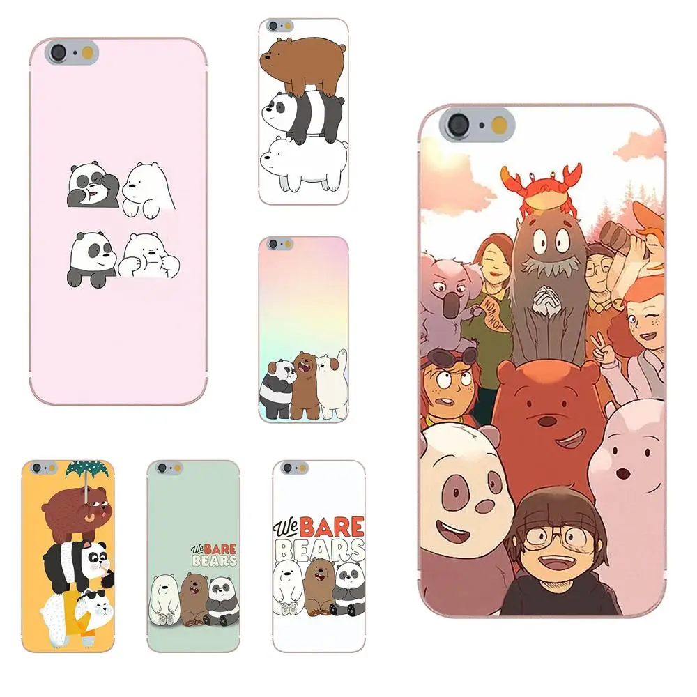 We Bare Bears Soft TPU Mobile Cases Covers For Huawei G8 Honor 5C 5X 6