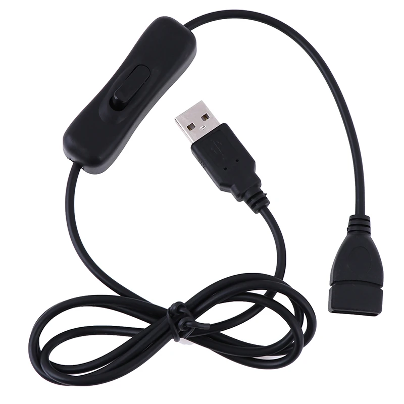 USB кабель мужской и женский переключатель ВКЛ ВЫКЛ тумблер Светодиодная лампа