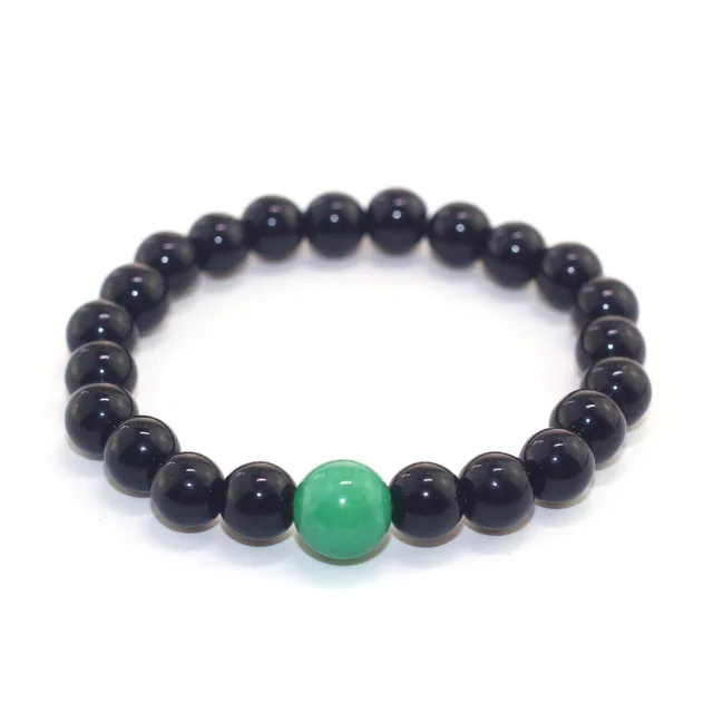 Aventurine Verte Bracelet Homme