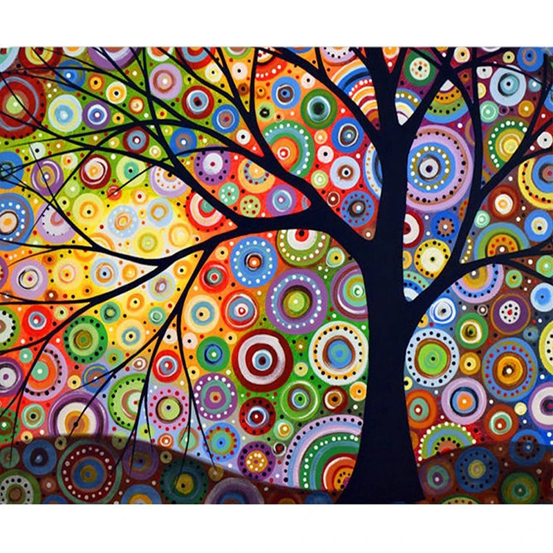 Drill DIY 5D Crafts Diamond Purple color Tree Home Decor Embroidery Cross Stitch Drill DIY 5D Crafts Diamond Purple color Tree Home Decor Embroidery Cross Stitch