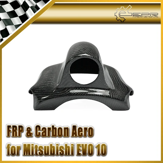 Автомобильный Стайлинг для Mitsubishi Evolution EVO 10 Carbon Fiber Dash Top Single Gauge Pod 52 мм в наличии |