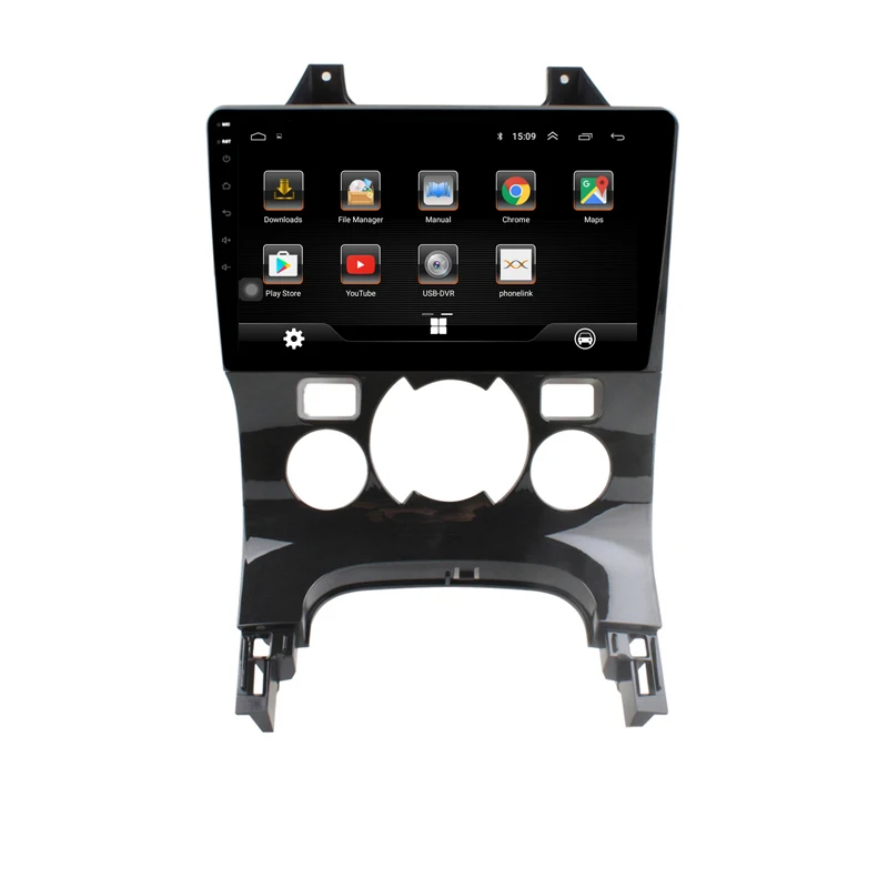 Best 9" 2.5D IPS Android 8.1 Car DVD Multimedia Player GPS for Peugeot 3008 2009-2012 2013-2016 audio radio stereo navigation 2