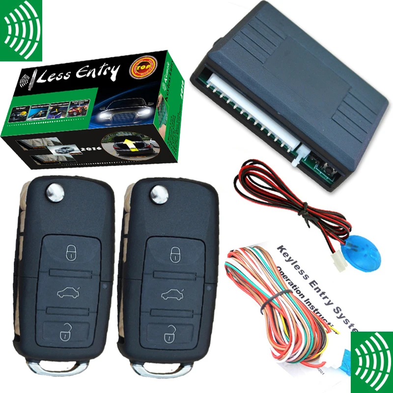 NEW keyless entry with OEM VW flip key remotes auto window up output