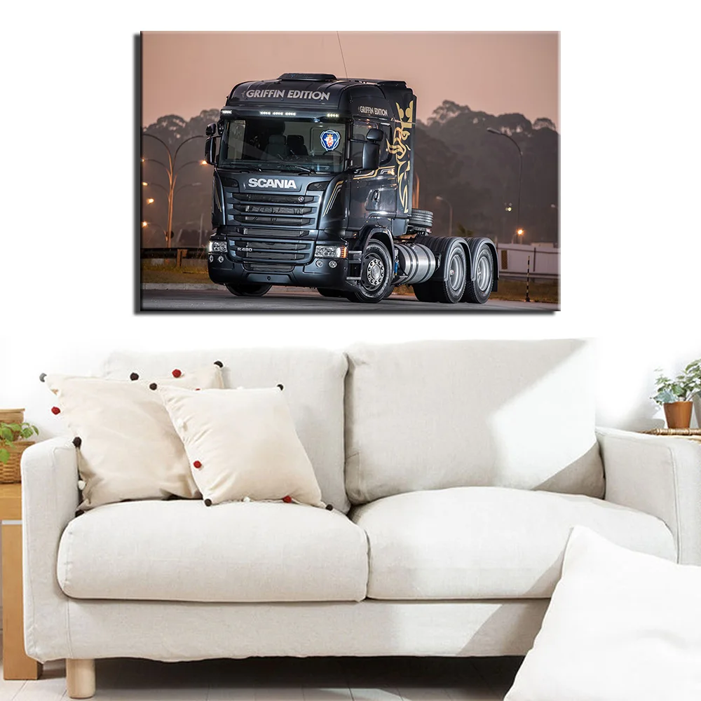 Scania R480 грузовик плакат холст картины настенные художественные принты для гостиной домашний декор современные картины A85