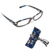 Striped Reading Glasses Presbyopia Resin Lens Eyeglasses With Bag +1.0~+4.0 W215 ► Photo 2/6