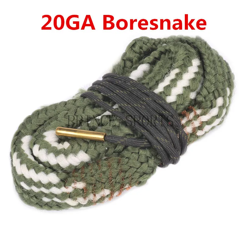Hunting 20 Gauge GA Boresnake Gun Cleaner Shotgun Rifle Bore Snake