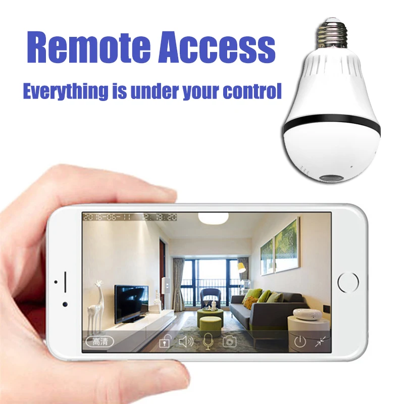 Lintratek 960P 360 Degree WiFi Bulb VR Panoramic Camera E27 LED Light Wireless Security Home Doorbell IP Camera mini CCTV Lintratek 960P 360 Degree WiFi Bulb VR Panoramic Camera E27 LED Light Wireless Security Home Doorbell IP Camera mini CCTV