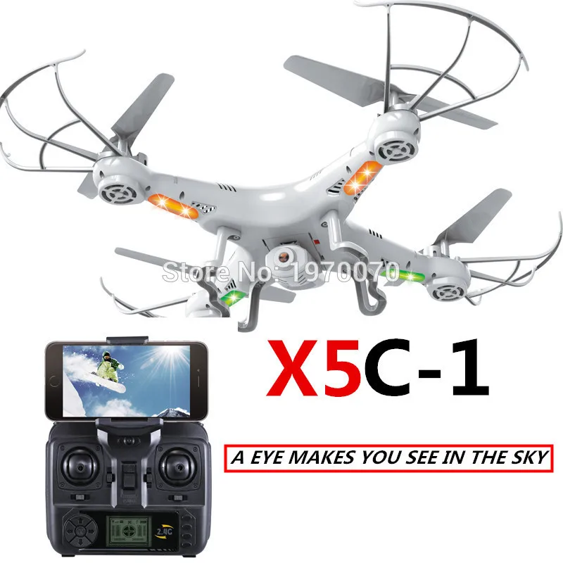 

X5C X5C-1 2.4G RC Helicopter Quadcopter Drone With/ Without Camera or Wifi Camera Headless Mode Auto Return Mode