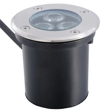 3x1 Вт теплый/холодный белый/RGB светодиодный подземный светильник IP68 3 Вт утопленный напольный уличный светильник DC12V/AC85-265V