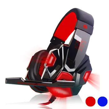 

Stereo Gaming Headset Virtual Surround Stereo Bass Gaming Earphone Headphone with Mic LED Light USB 3.5mm Computer PC Gamer 30