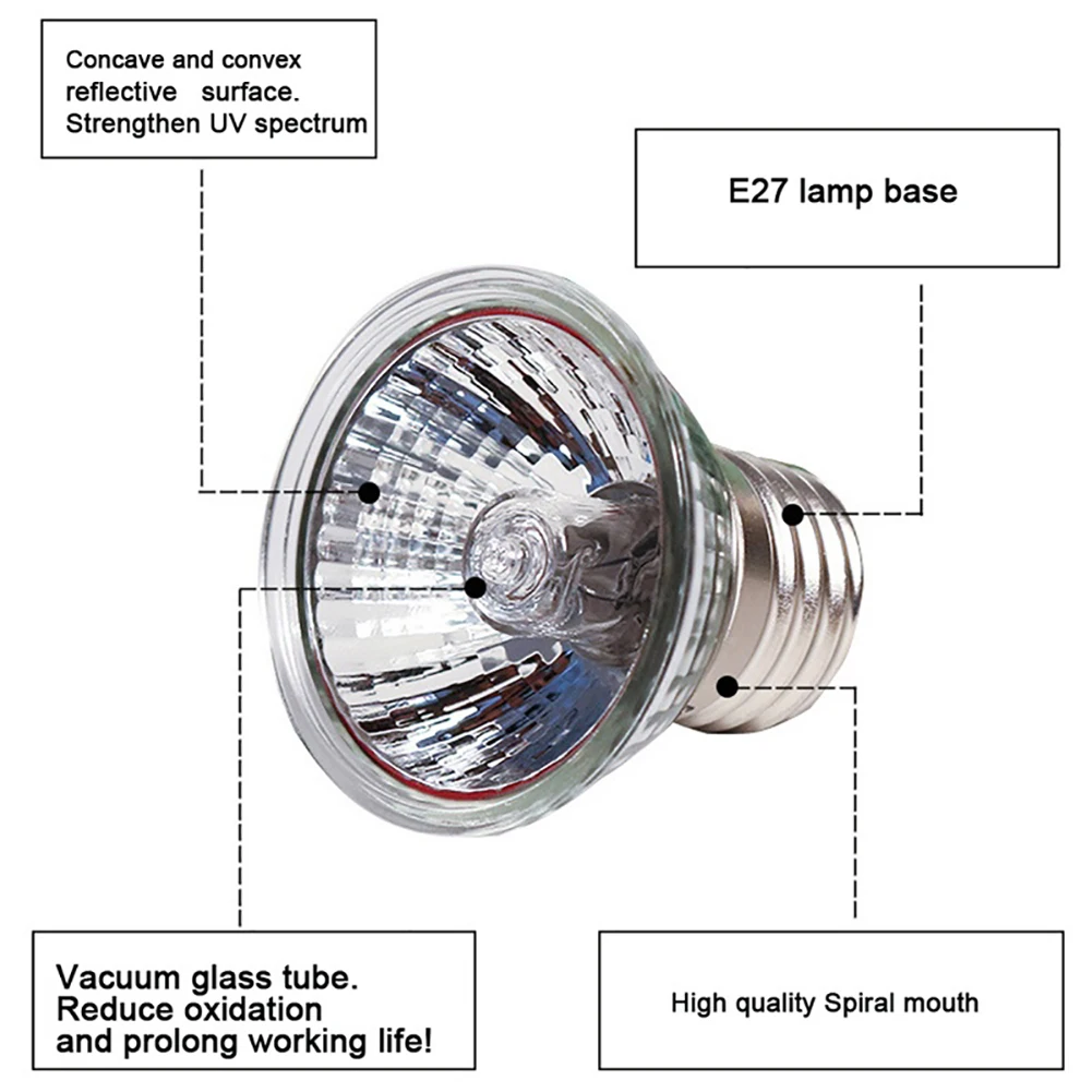 25/50/75W 110V E27 UVA+ UVB подогреватель лампы лампа для рептилии для домашних животных домашнее освещение, Новинка