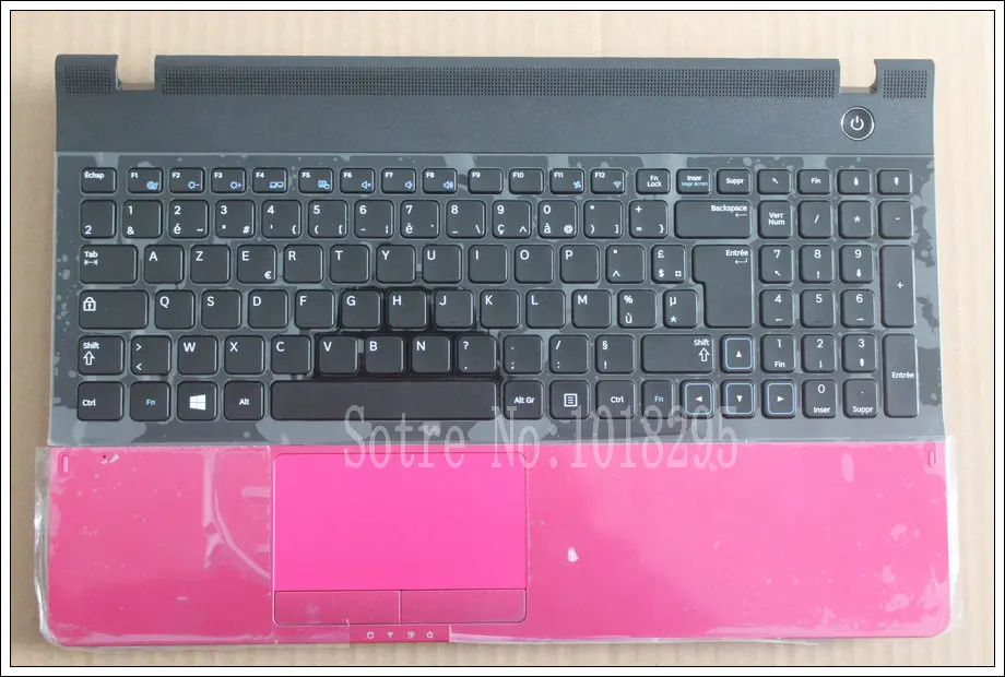 

New For samsung NP300E5A NP305E5C NP300e5x NP305E5A 300E5A 300E5C FR French laptop keyboard with case Palmrest Touchpad