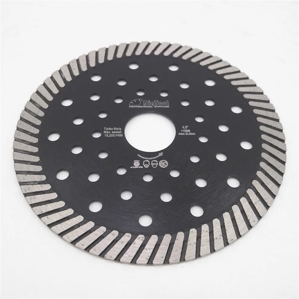 Diatool 5pks 4.5 дюйм(ов) diamond горячего прессования узкий шаг диска 100 мм Diamond Резка диски Гранит бетона Мрамор Керамика