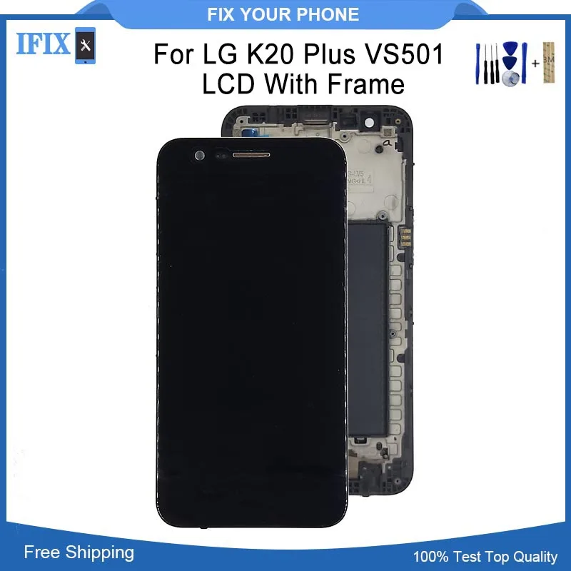 

5.3 inch for LG K20 Plus LCD MP260 TP260 VS501 with Frame LCD Display Touch Screen Digitizer Assembly Replacement Screen