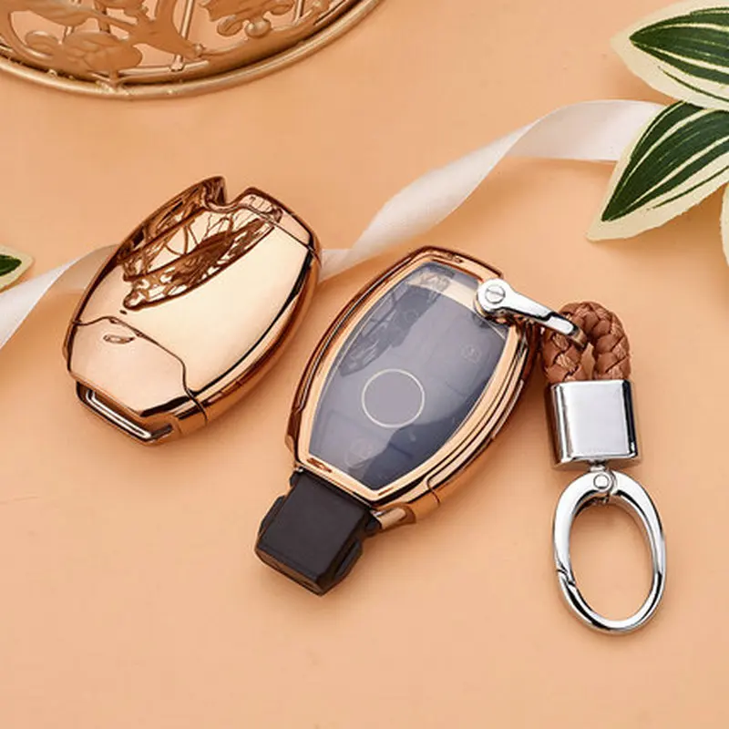 

PC+TPU Key Case Cover for Mercedes for Benz B200 C180 E260L S320 GLK300 CLA CLS S400 Car Styling