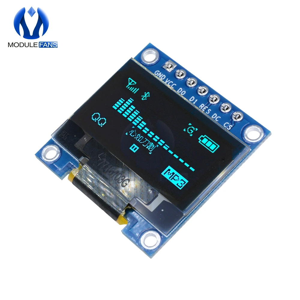 Модуль OLED 0 96 дюйма 96x64 для Arduino IIC I2C Communicate DC 3 5 В последовательный модуль SPI|oled