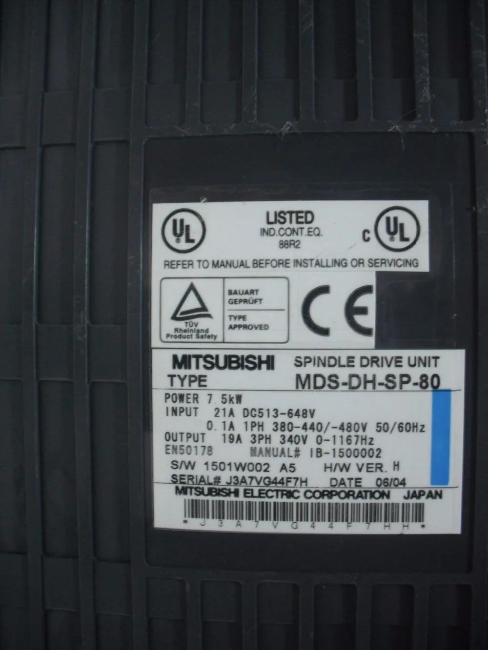 FANUC двигателя Модуль драйвера усилитель CNC запасные части для станков сервопривод MDS-DH-SP-80 FANUC двигателя Модуль драйвера усилитель CNC запасные части для станков сервопривод MDS-DH-SP-80