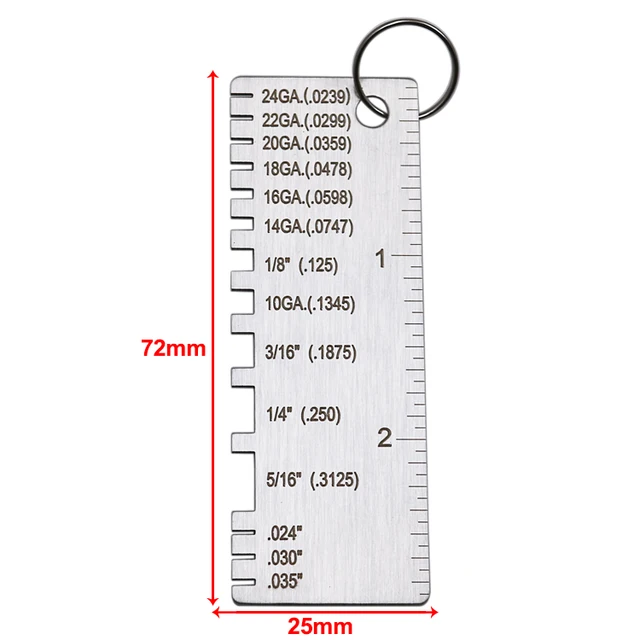 Sheet Metal Thickness Gauge Stainless Steel - Image 5