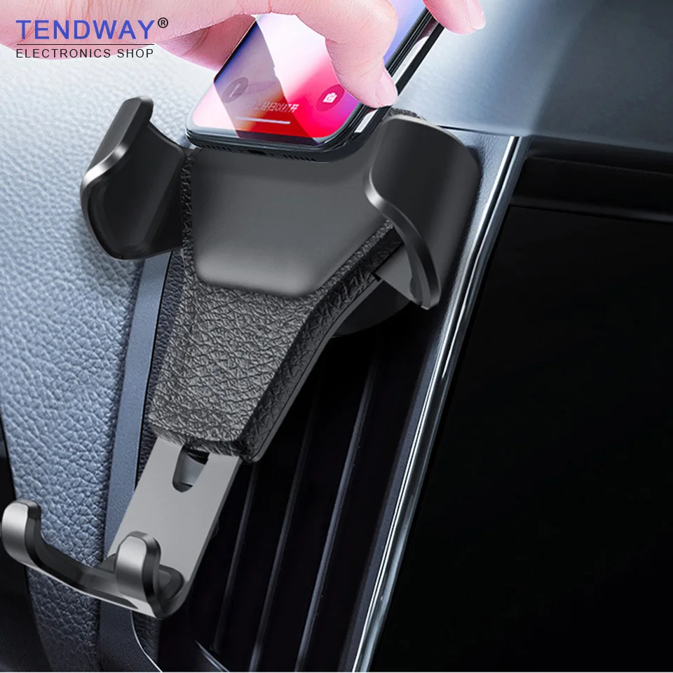 Tendway Smart Car Phone Holder for Phone in Car Gravity Cell Phone Clip Stand Universal Air Vent Mobile Phone Holder Car Mount   (4)