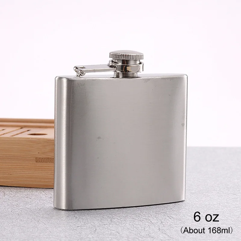 6 oz Посуда для напитков 1-10 унций бутылка для вина Виски портативные фляги из нержавеющей стали высокого качества бутылка для напитков - Цвет: 6 oz