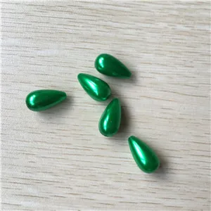 dark green Новое поступление!(выберите размер и цвет) Акриловые Имитация Жемчуга капли Форма бусины для ювелирных изделий DIY(дизайн, как показано - Цвет: dark green