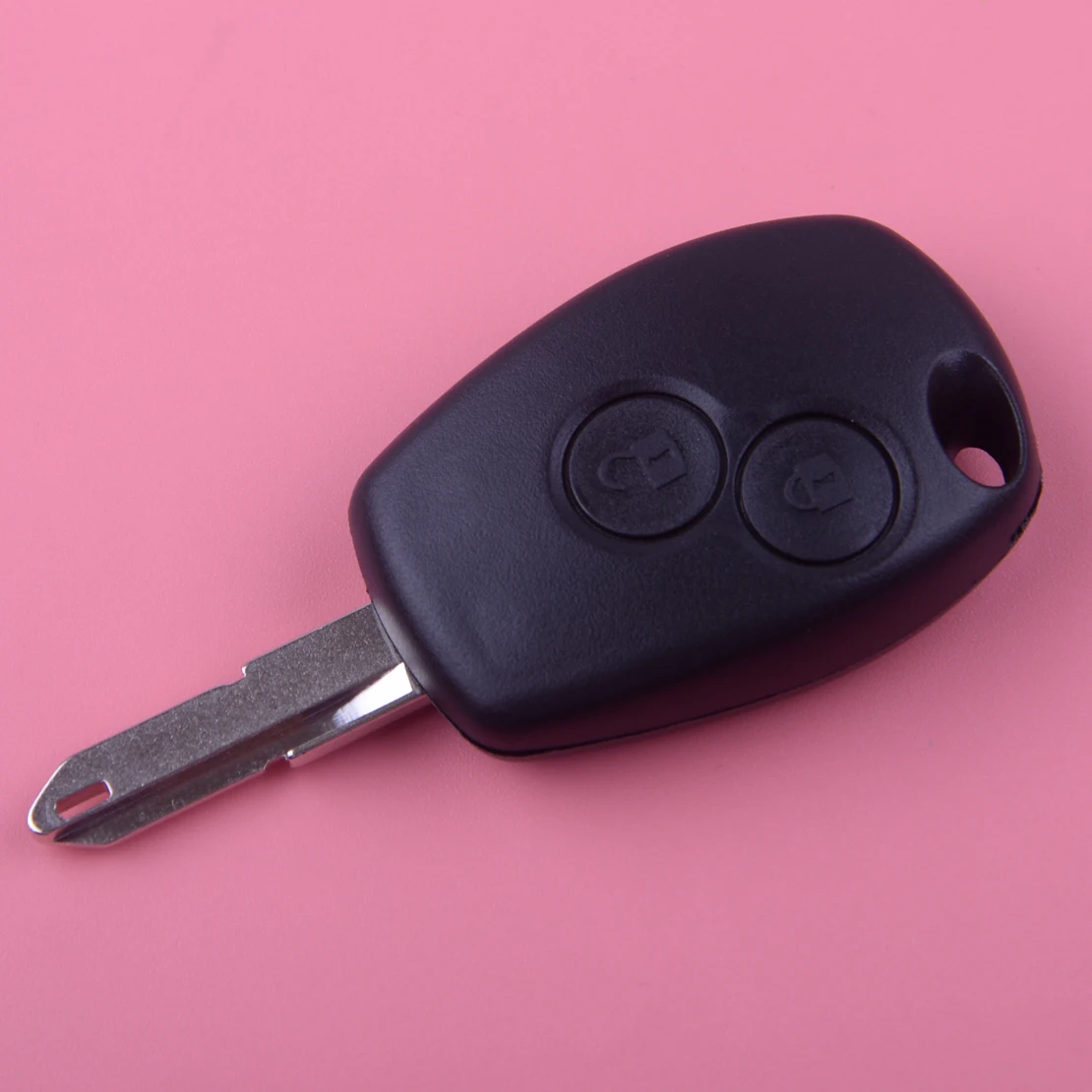 

DWCX 2 Buttons Car Remote Key Shell Case Fob with Uncut Blade fit for RENAULT Clio DACIA Logan Sandero