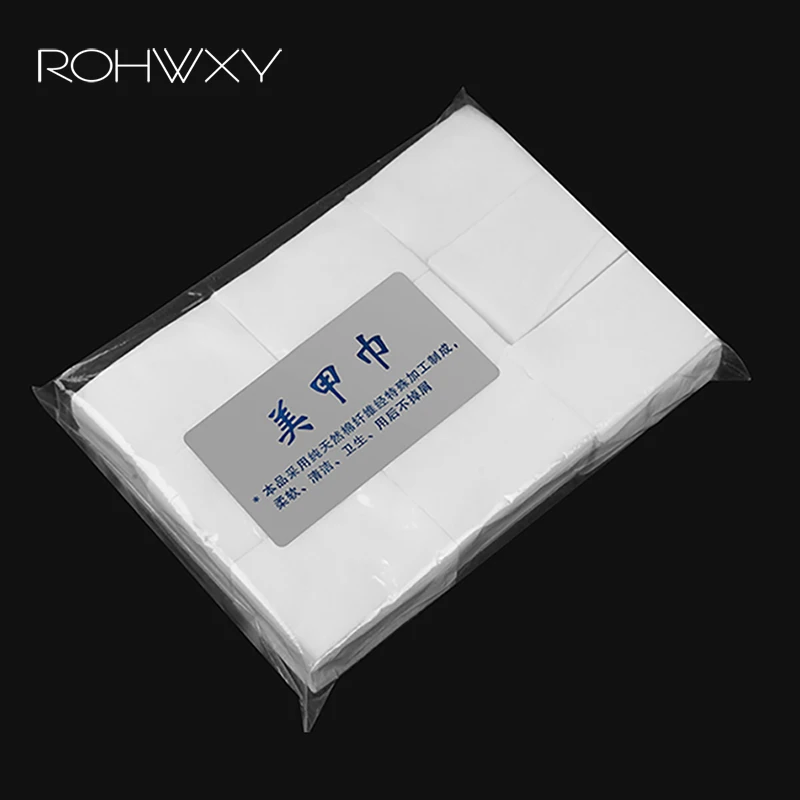 ROHWXY 900 шт гель-лаки подушечки для удаления лака с ногтей очищающие салфетки удаление маникюра инструмент для ногтей безворсовые салфетки гель-лаки для ногтей Удаление обертывания